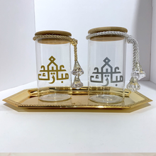 Load image into Gallery viewer, Glass Jars With Resin &amp; Wooden Lids
