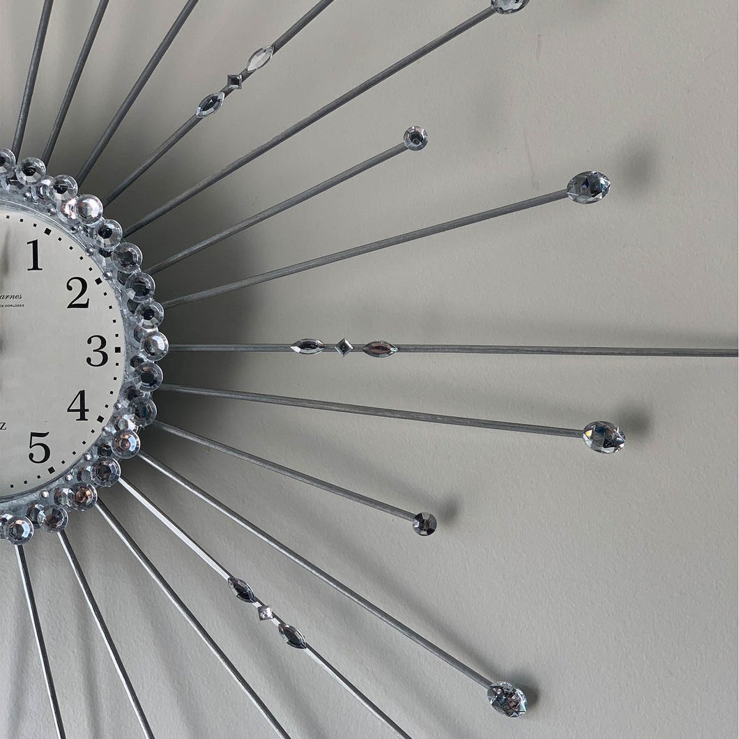 Sunburst Clock