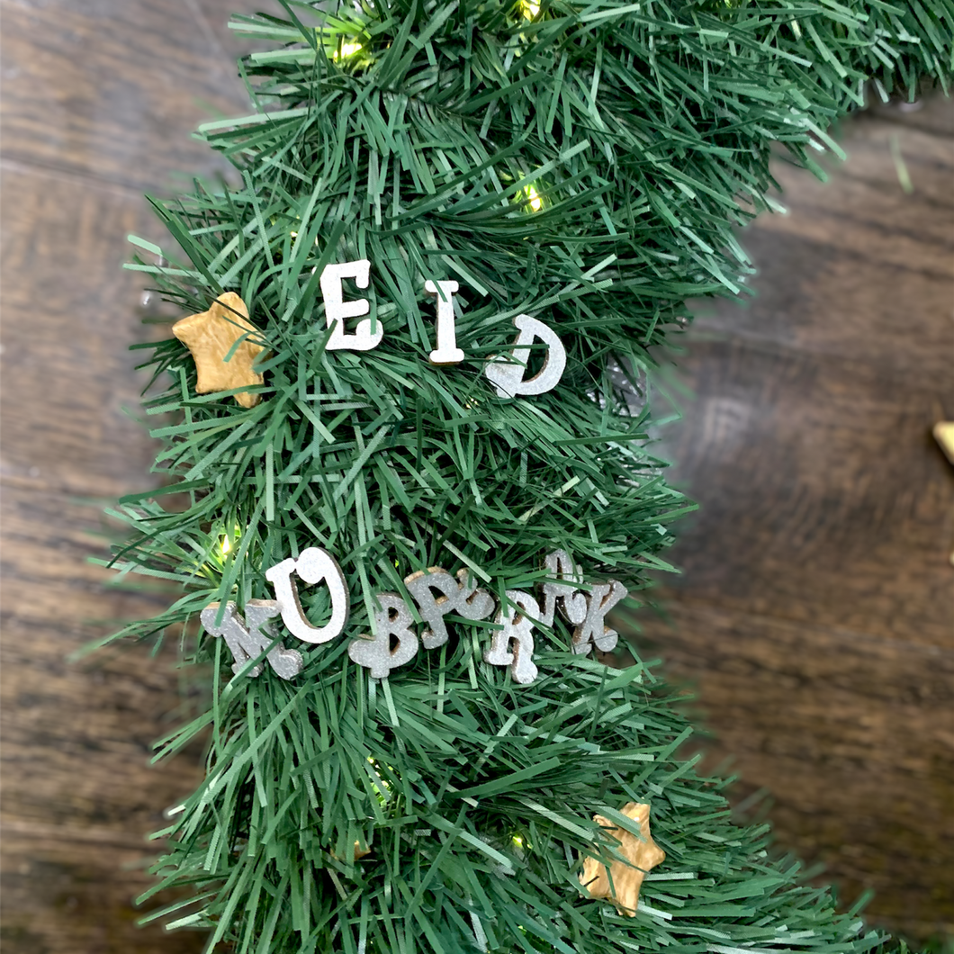 Crescent Eid Wreath