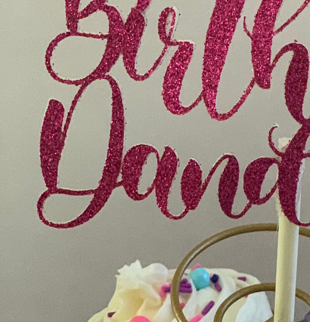 Simple Cake Topper